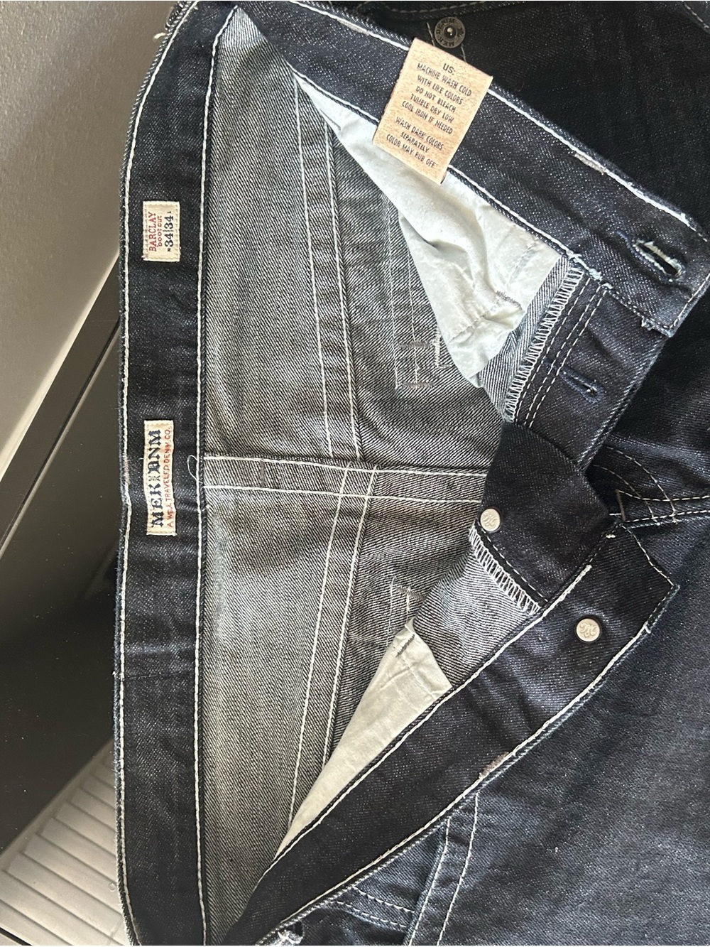 Madewell Men's Dark Indigo Slim Jeans